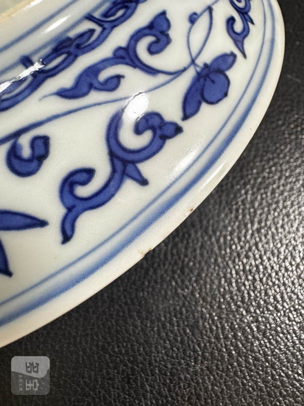 明 青花松竹梅纹盘 - 图10